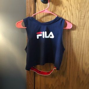 FILA Cropped Tank Top